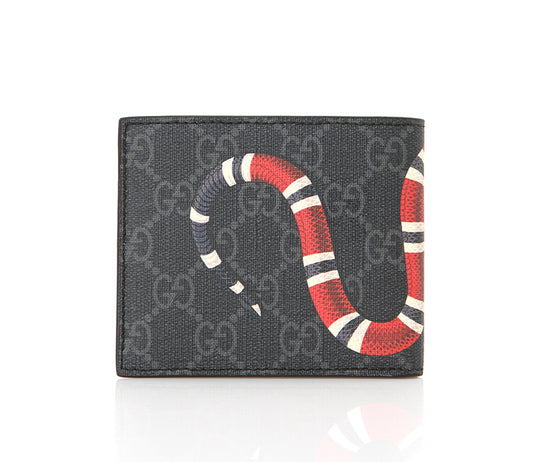 Gucci GG Wallet Kingsnake Supreme Black