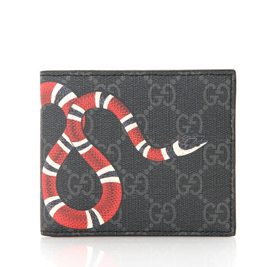 Gucci GG Wallet Kingsnake Supreme Black