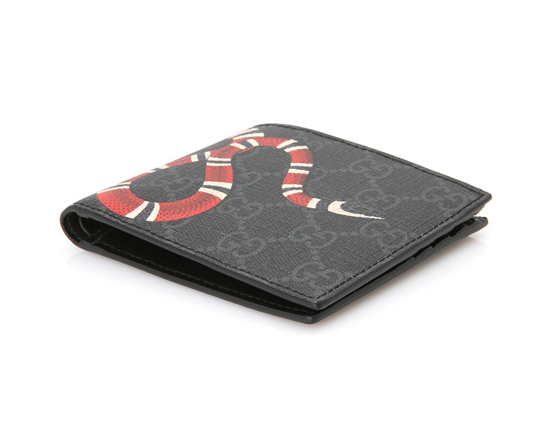 Gucci GG Wallet Kingsnake Supreme Black