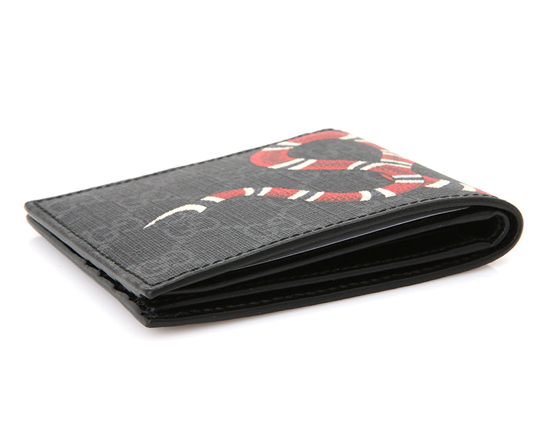 Gucci GG Wallet Kingsnake Supreme Black