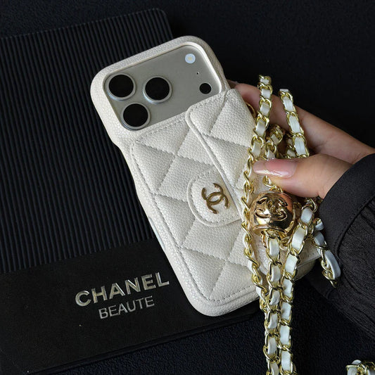Chanel Phone Case Bag with Straps for iPhone 17/16 Pro / Max