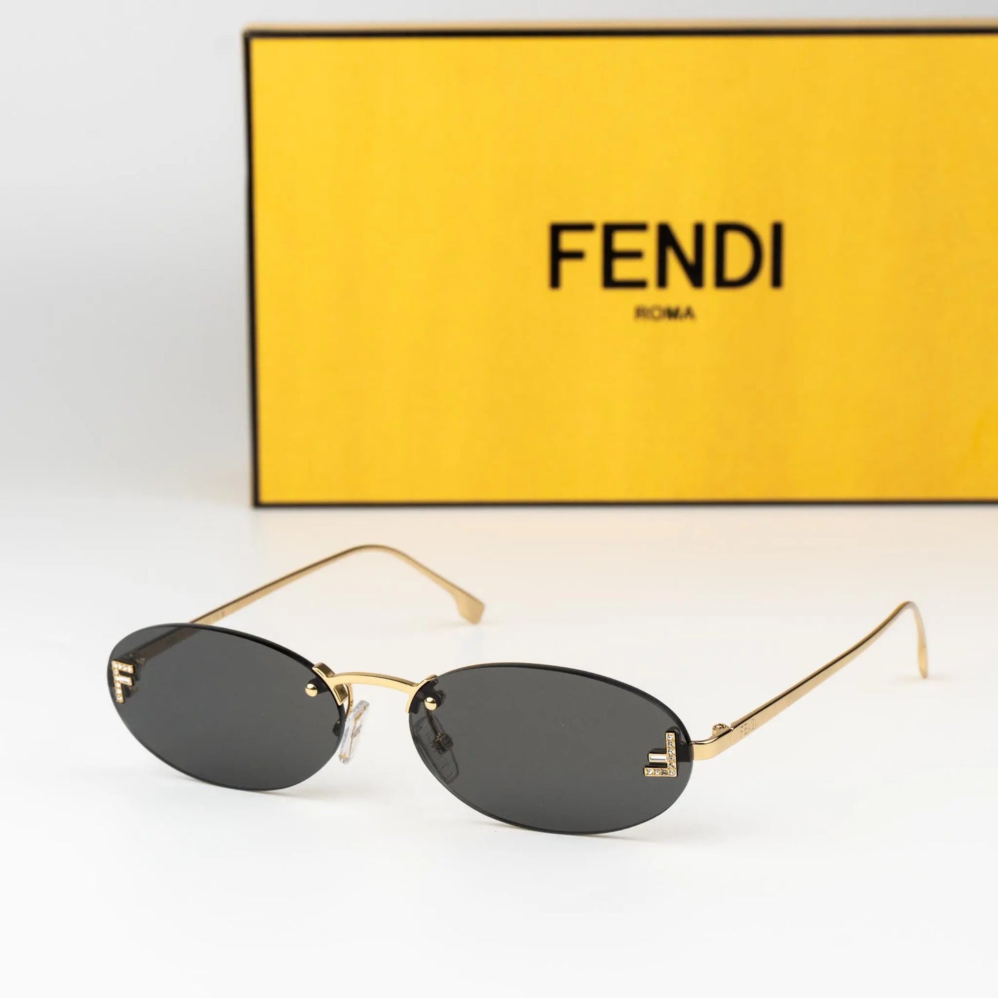 Fendi Sunglasses First Crystal Grey