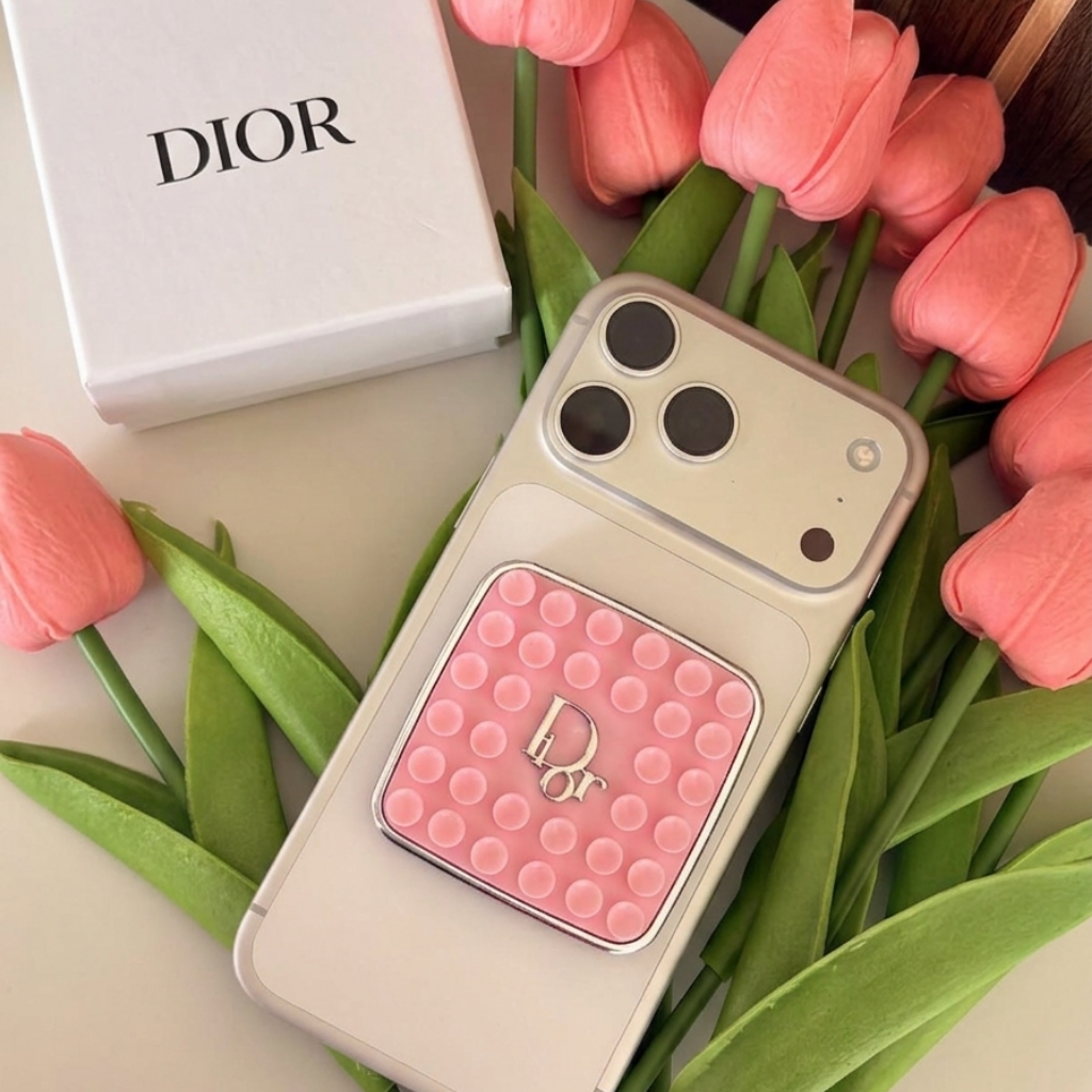 Dior CD Pink Octobuddy Sticky Phone Accessory