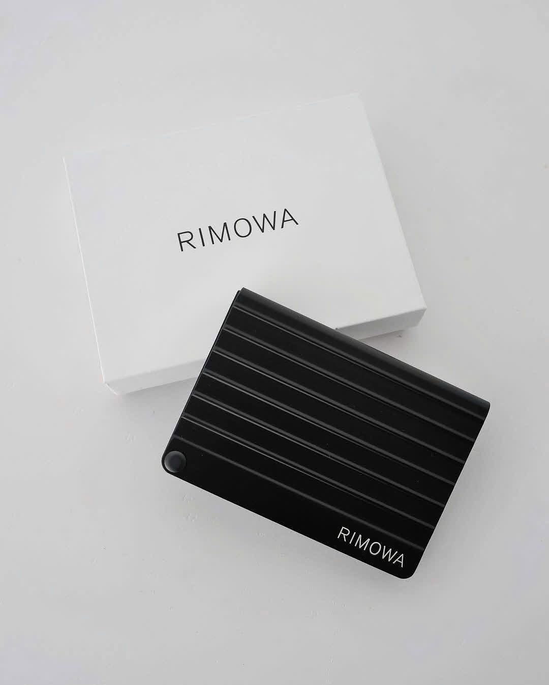Rimowa Aluminium Card Holder - Silver/Black/Titanium