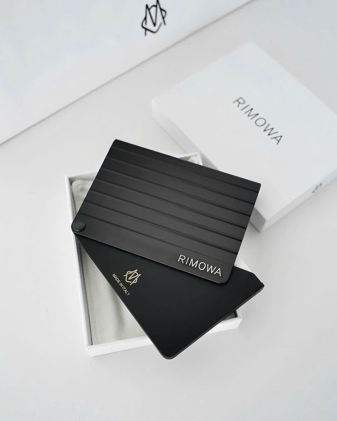 Rimowa Aluminium Card Holder - Silver/Black/Titanium