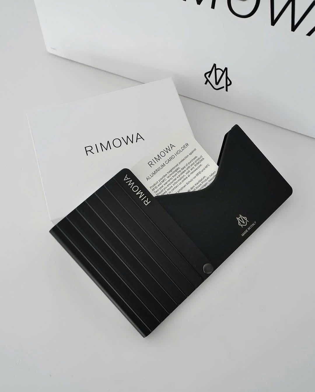 Rimowa Aluminium Card Holder - Silver/Black/Titanium