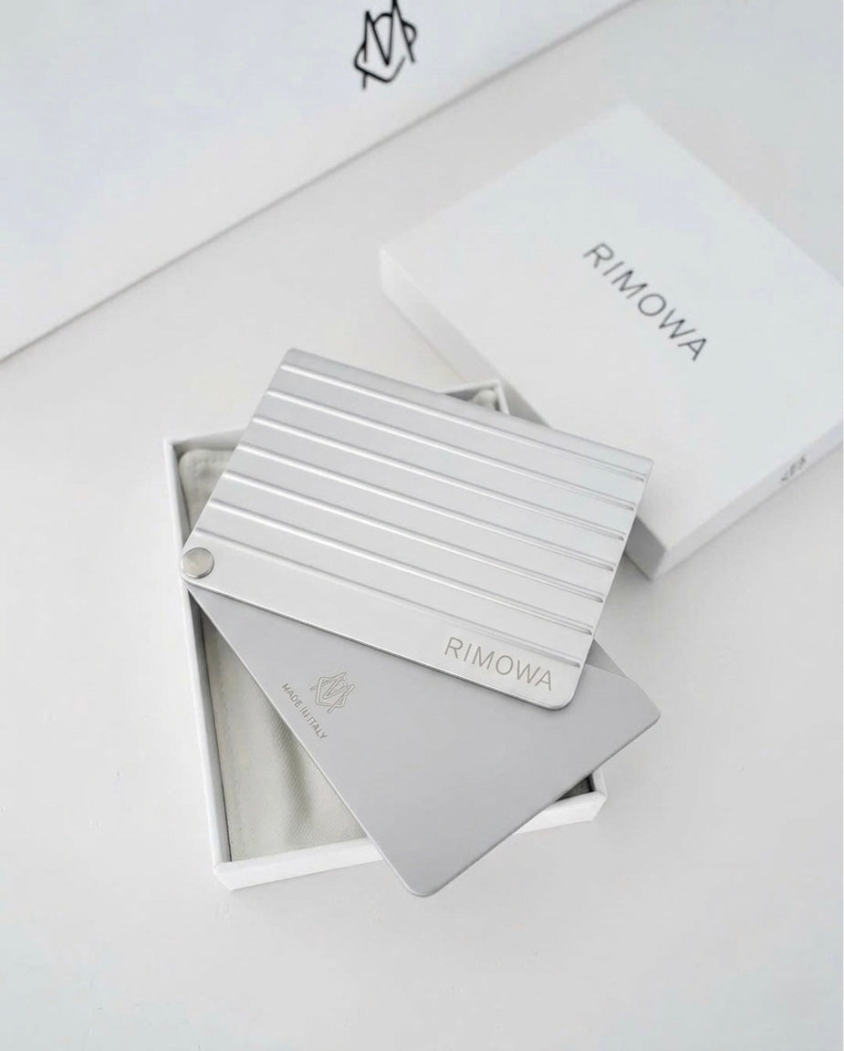 Rimowa Aluminium Card Holder - Silver/Black/Titanium