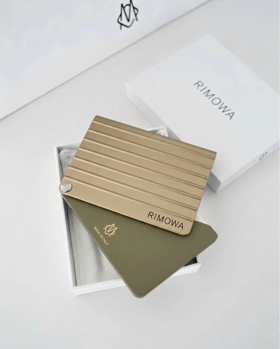 Rimowa Aluminium Card Holder - Silver/Black/Titanium