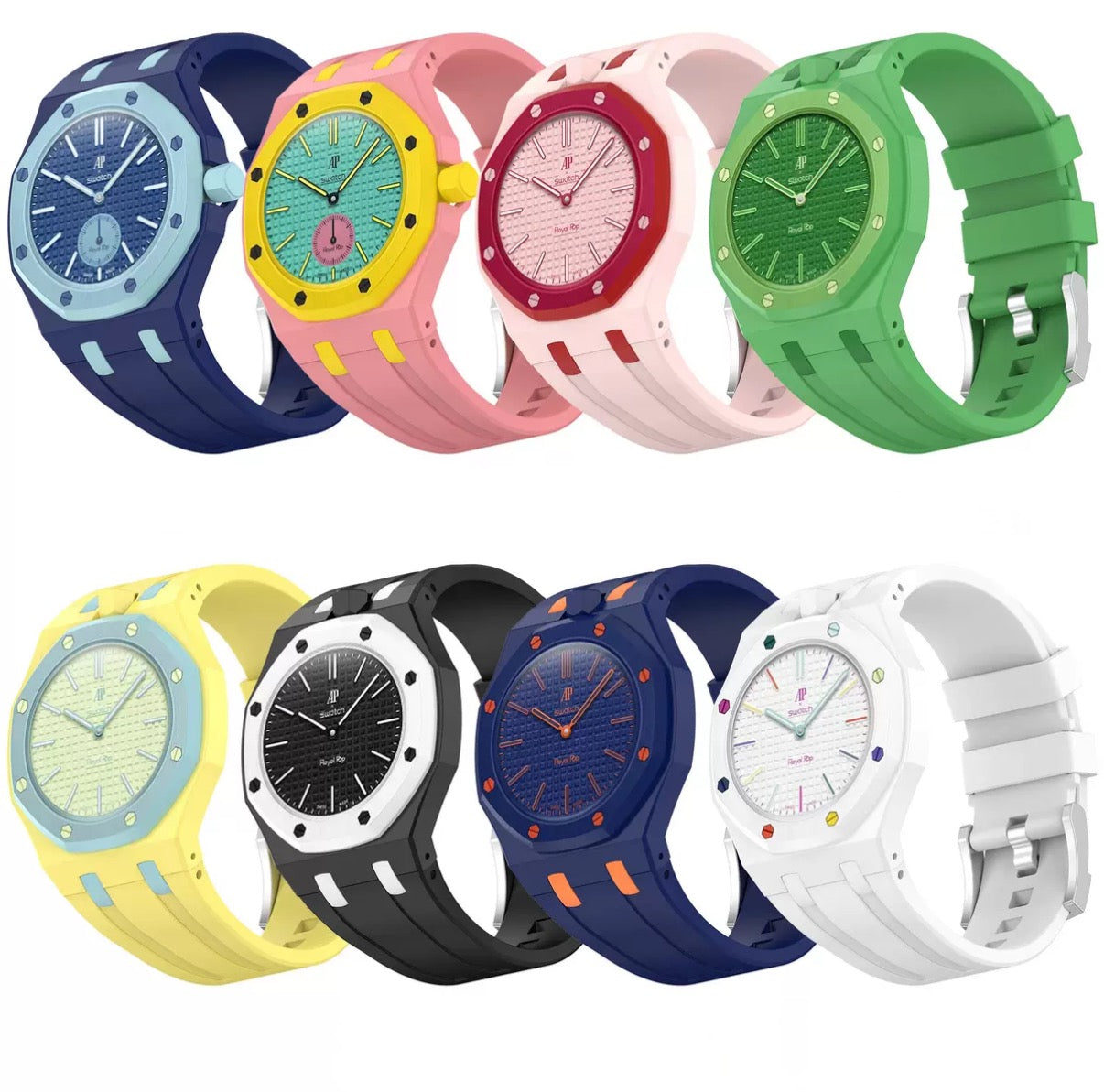 AP x Swatch Royal Pop Watch with Strap & Case
