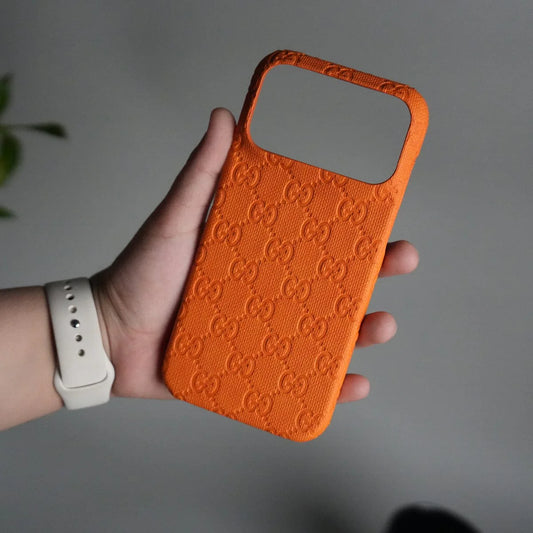 Gucci GG Orange Case for iPhone 17 Pro / Max