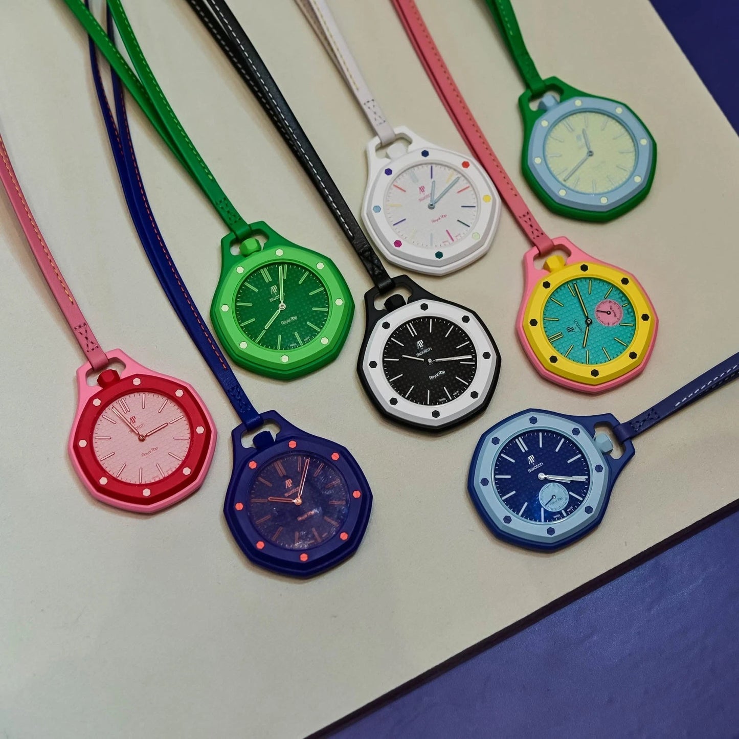 AP x Swatch Royal Pop Watch with Strap & Case